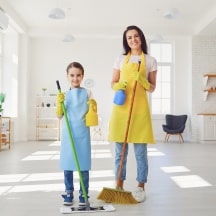 pulizia per la famiglia