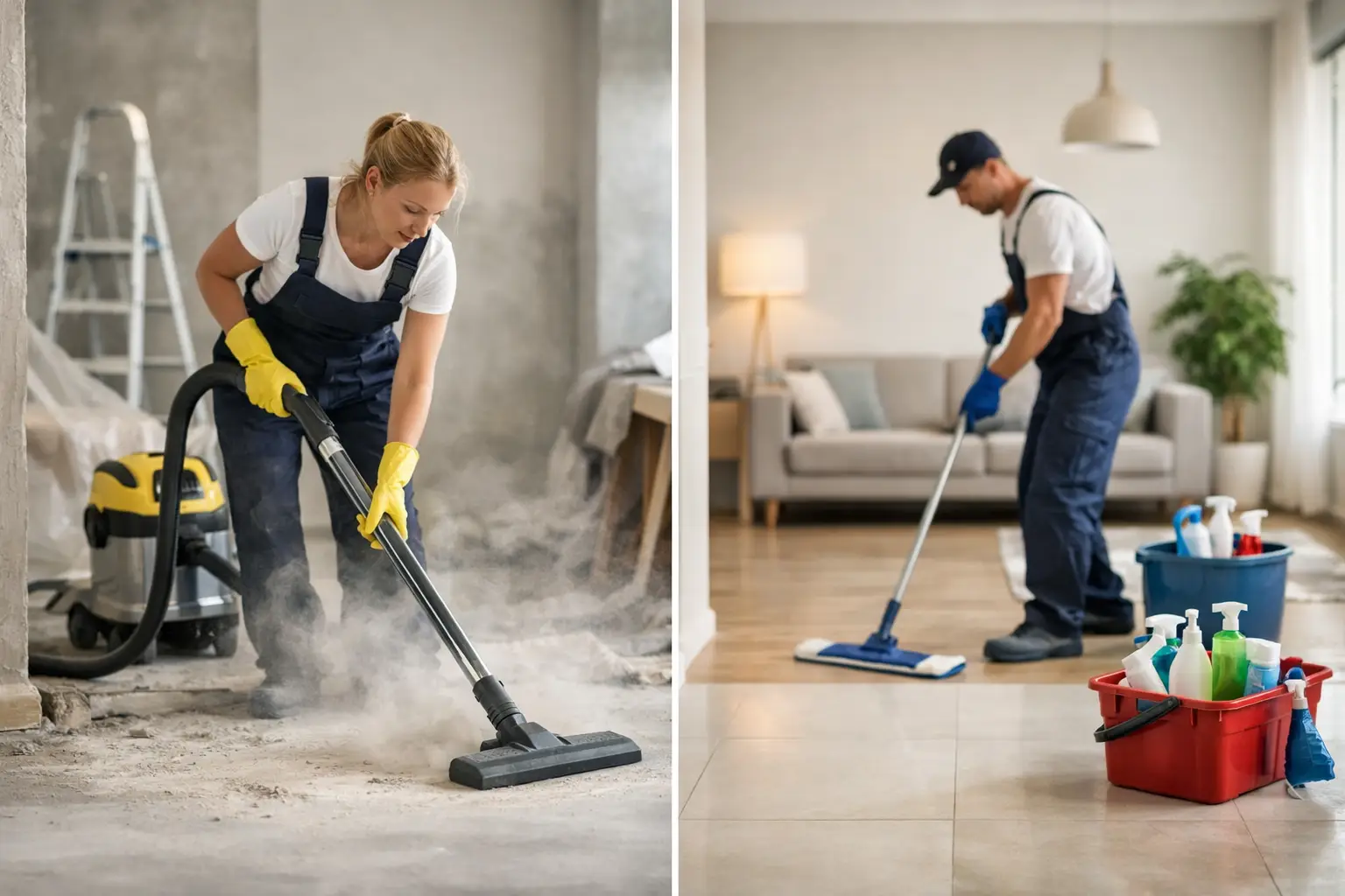 Come togliere la polvere fine di cantiere