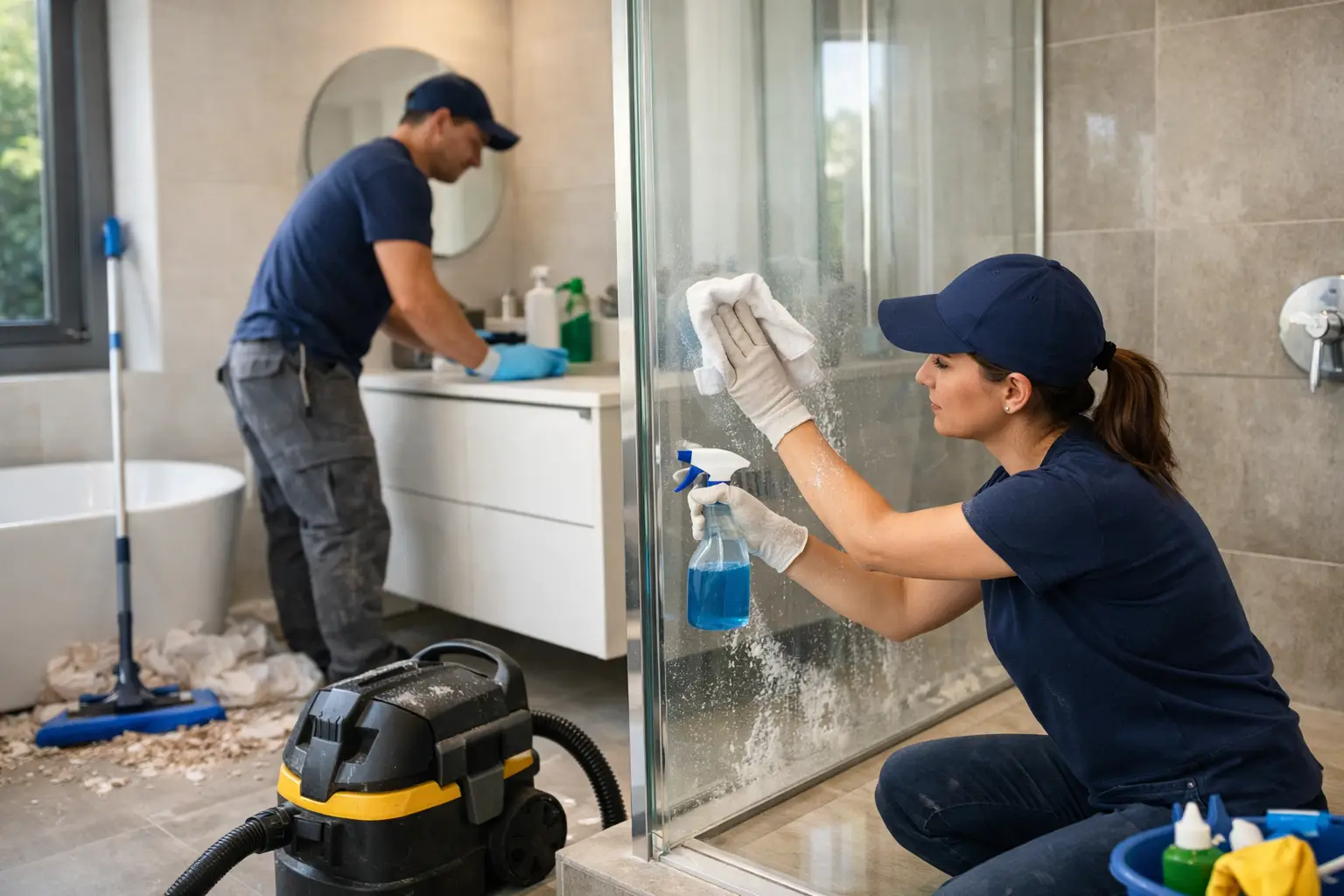 Pulizia bagno dopo ristrutturazione Roma